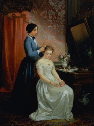 Preparativi per il ballo, 1894 da Giovanni Mochi